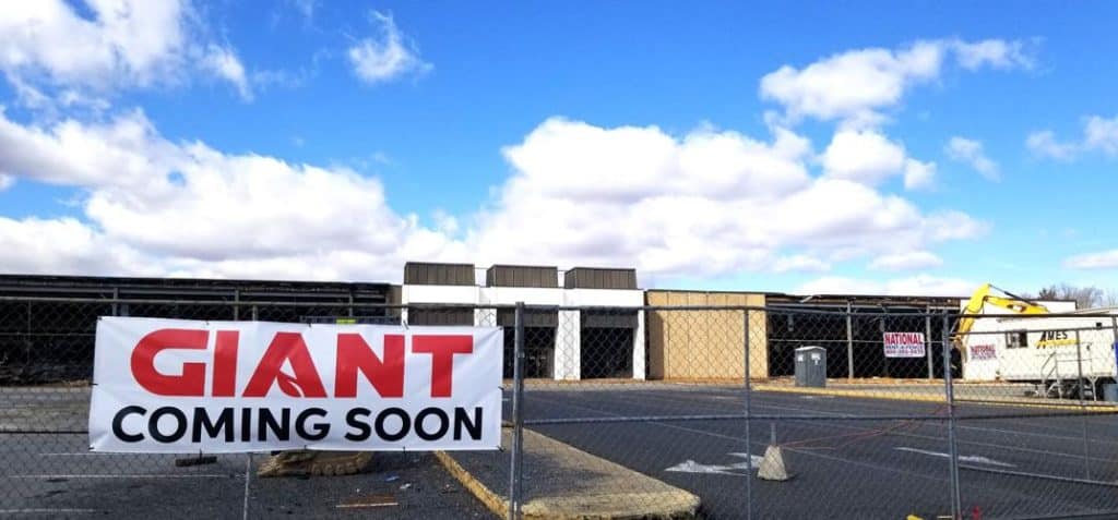 Fence Sign GIANT Coming Soon