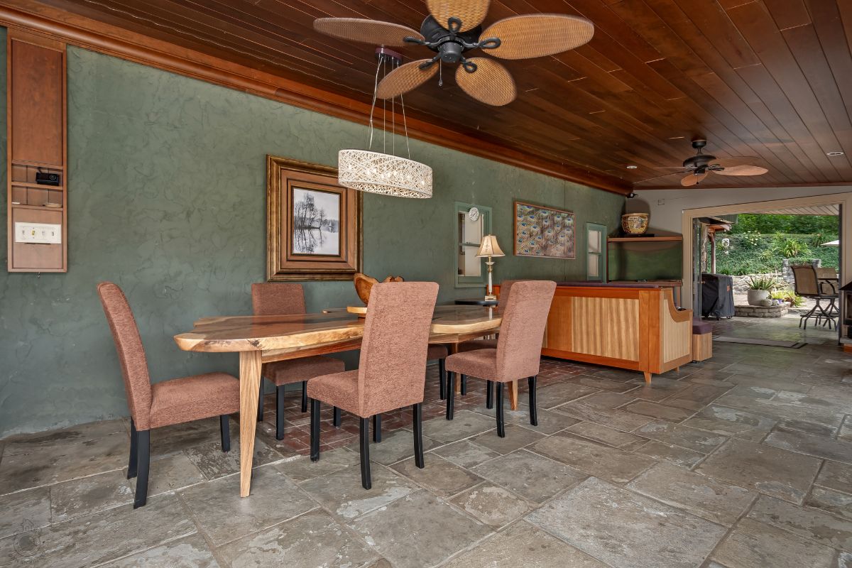 Lower Level Sun Room for Entertaining