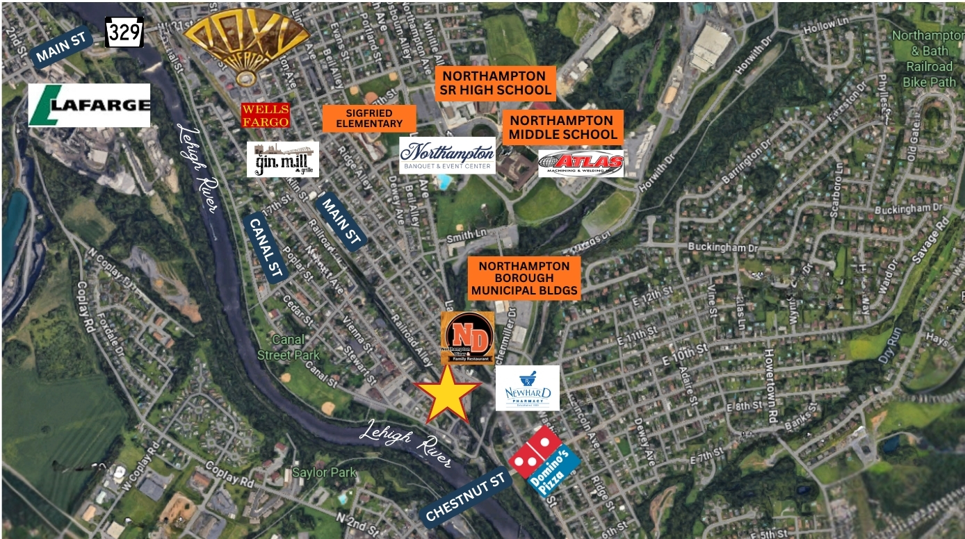 1222 Main St, Northampton, Pennsylvania 18067, ,Retail,For Lease,1222 Main St,1185