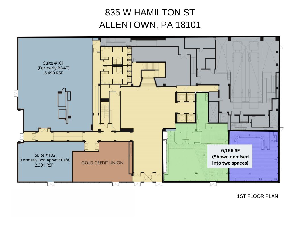 835 W Hamilton St, Allentown, Pennsylvania 18101, ,Office,For Lease,835 W Hamilton St,1042