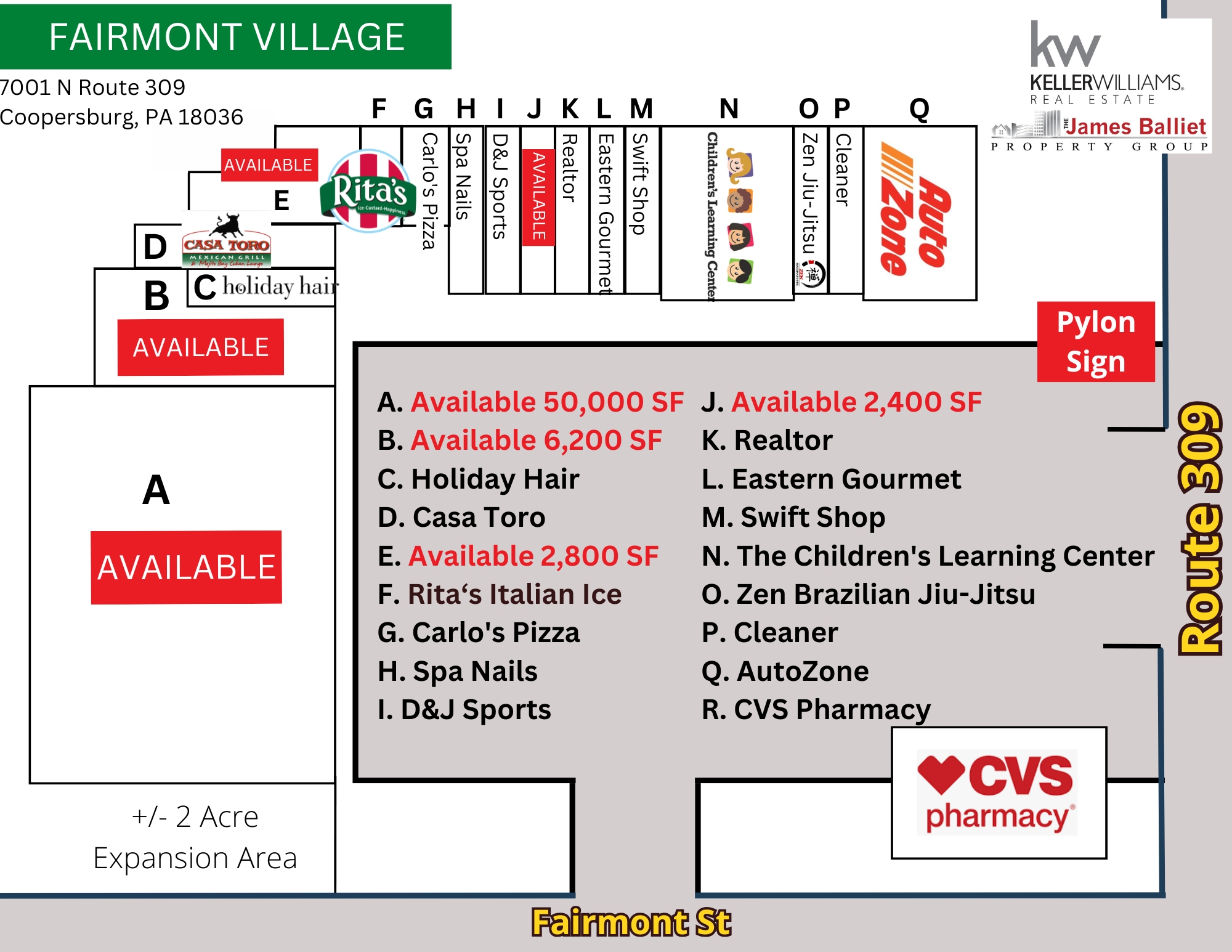 7001 North Route 309, Coopersburg, Pennsylvania 18036, ,Retail,For Lease,7001 North Route 309,1043