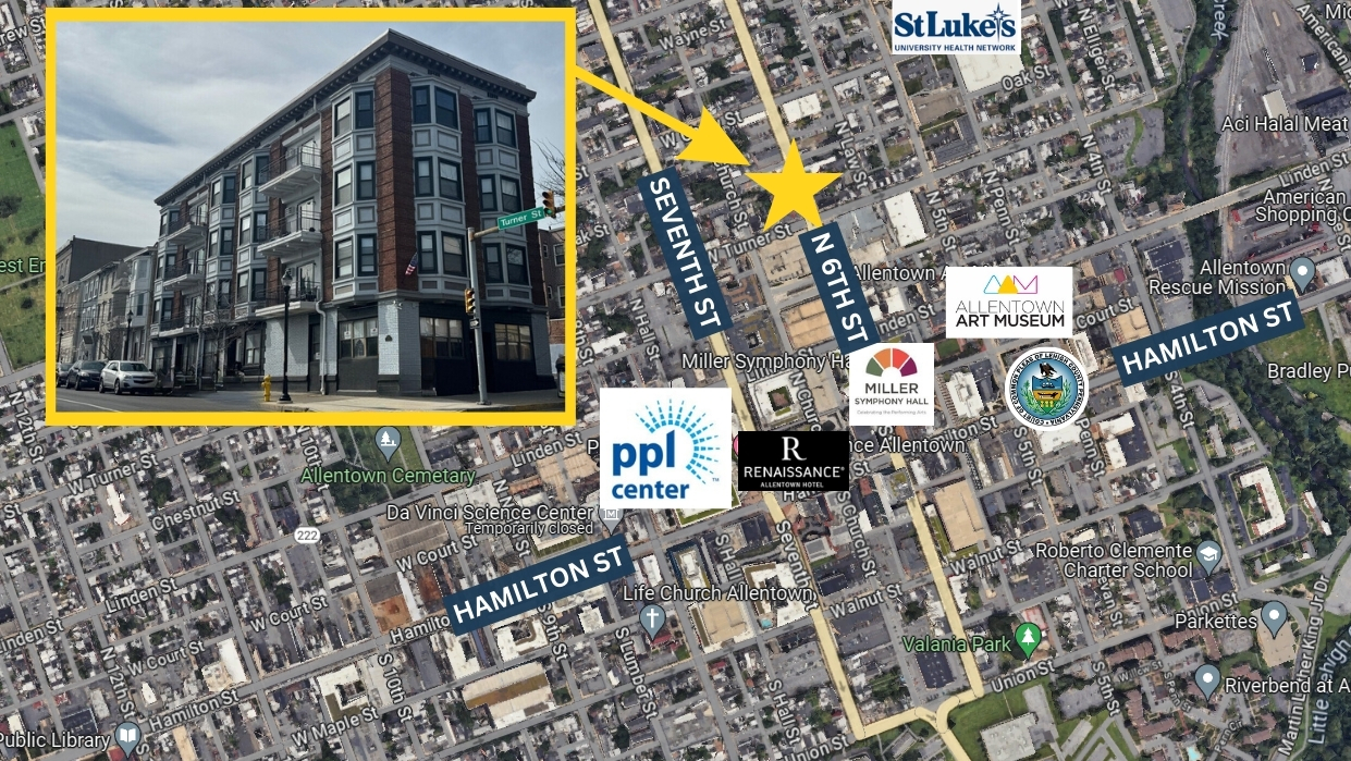 202 N 6th St, Allentown, Pennsylvania 18102, ,Office,For Lease,202 N 6th St,1077